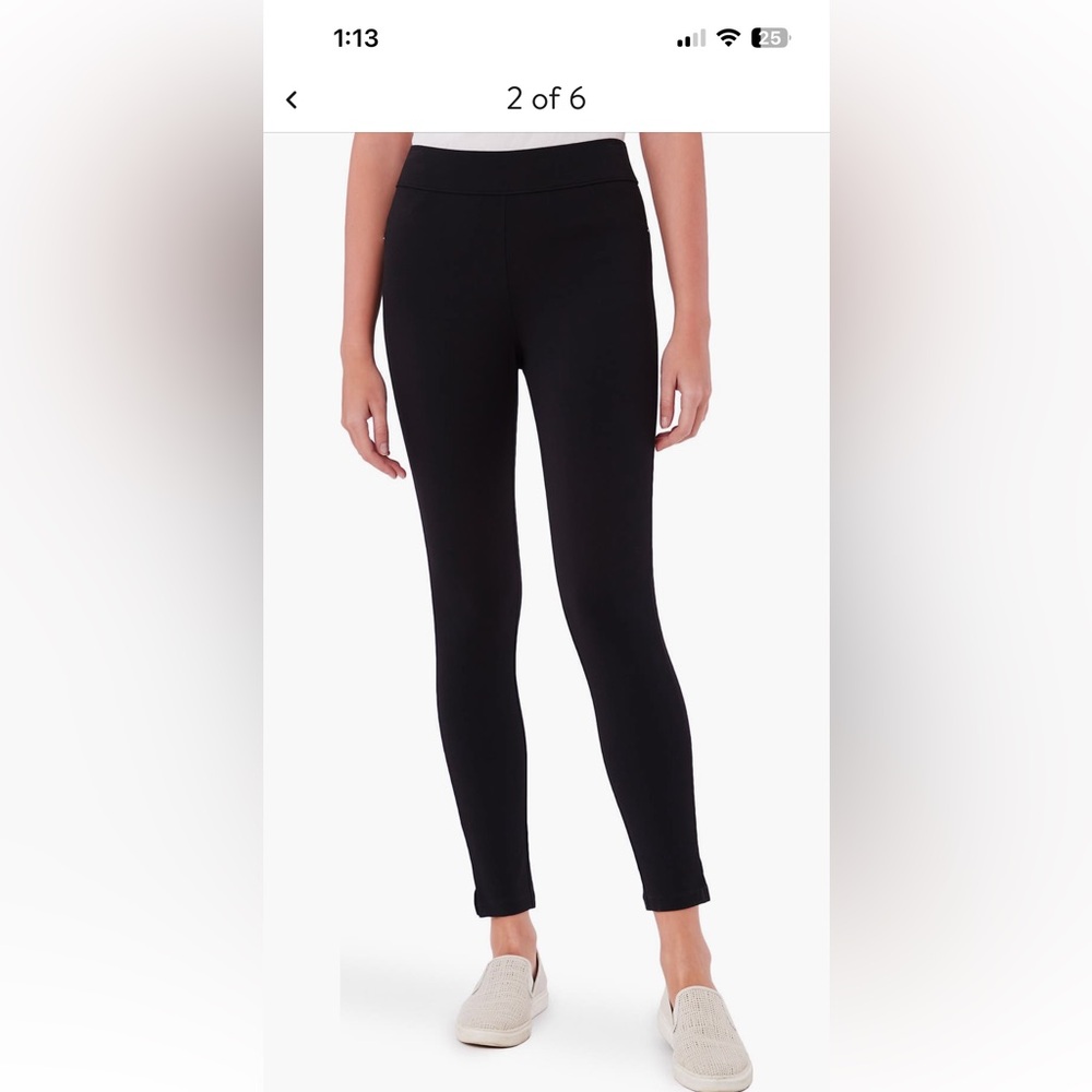 Cece size XS black ponte knit leggings.